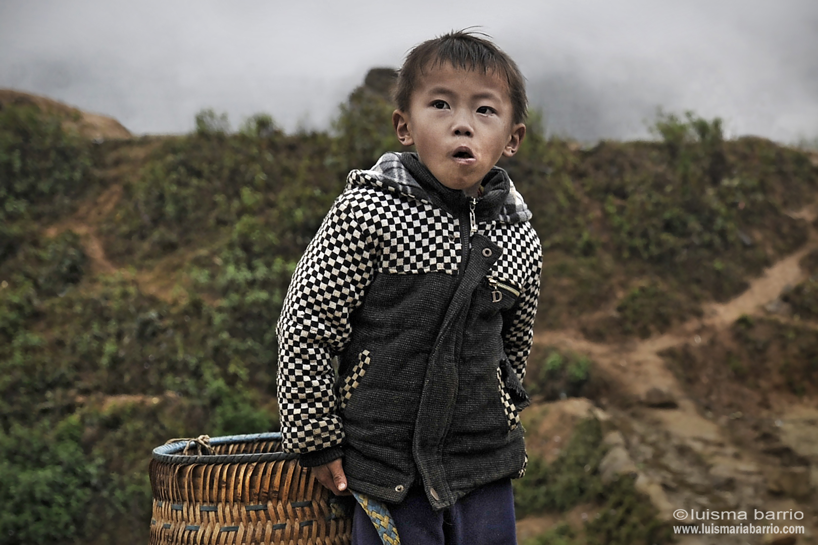boy mountains vietnam 