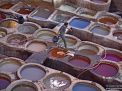 tannery dyer fez morocco