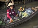 floating market mekong river vietnam
